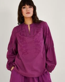 Monsoon Tonal Embroidered Overhead Top -Deals Stylo Vex Store jr598 54012194 2