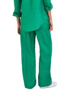 Monsoon Linen Wide Leg Pull On Trousers -Deals Stylo Vex Store jr817 54017307 4