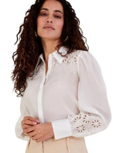 Monsoon Brie Cutwork Blouse -Deals Stylo Vex Store jr833 54270646 2
