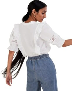 Monsoon Annette Crochet Trim Blouse 9 Monsoon Annette Crochet Trim Blouse -Deals Stylo Vex Store jr906 54269546 4