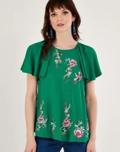 Monsoon Jenny Embellished T-Shirt -Deals Stylo Vex Store jr920 54273707 2
