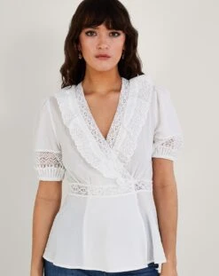 Monsoon Winifred Wrap Top -Deals Stylo Vex Store ru388 54277813 2