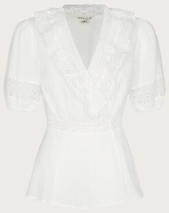 Monsoon Winifred Wrap Top