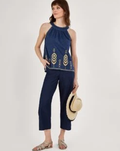 Monsoon Peacock Feather Denim Top -Deals Stylo Vex Store ru437 54280939 1