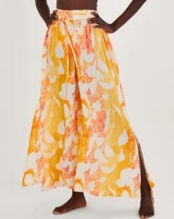 Monsoon Abstract Print Split Trousers -Deals Stylo Vex Store ru678 54312515 2