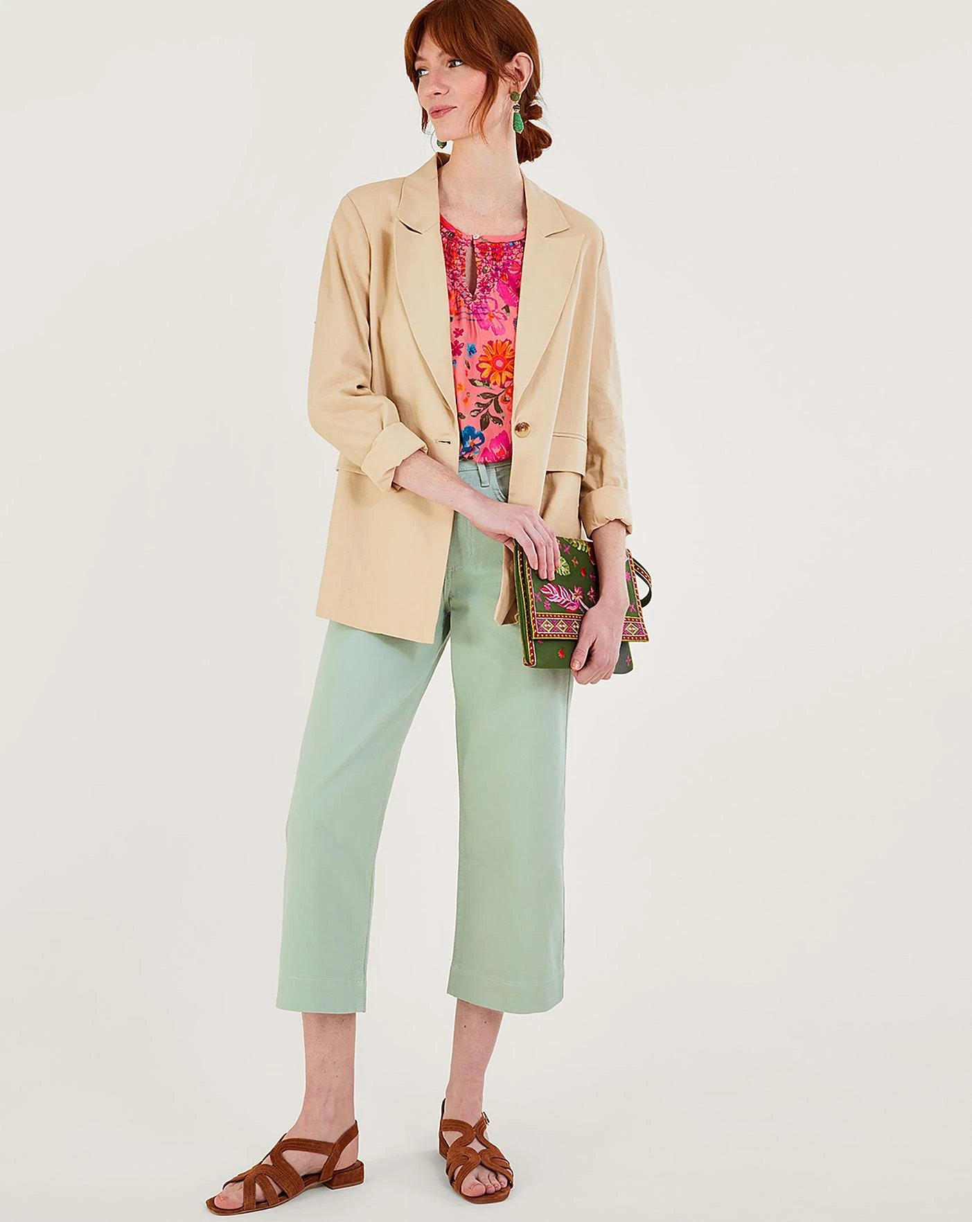 Monsoon Alina Flower Shirred Blouse 6 Monsoon Alina Flower Shirred Blouse - Image 4