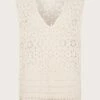Monsoon Crochet V-Neck Loose Tank Top -Deals Stylo Vex Store ru875 54313360 3