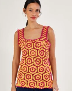 Monsoon Crochet Tank Top -Deals Stylo Vex Store uj147 54314510 2