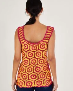 Monsoon Crochet Tank Top -Deals Stylo Vex Store uj147 54314510 4