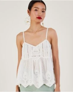 Monsoon Premium Embroidered Cami Top -Deals Stylo Vex Store uj153 54273213 2