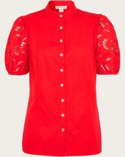 Monsoon Clara Cutwork Blouse
