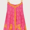 Monsoon Print Woven Strap Cami Top