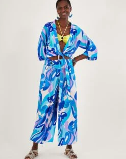 Monsoon Swirl Print Cropped Trousers -Deals Stylo Vex Store uj610 54314802 1