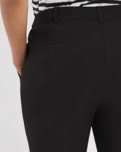 Black Tailored Tapered Trousers -Deals Stylo Vex Store v01dt939775w