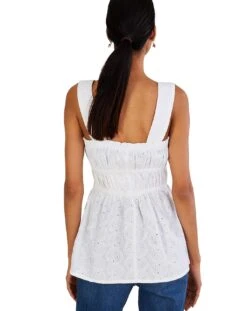 Monsoon Broderie Wide Strap Cami Top -Deals Stylo Vex Store vj076 54150513 2