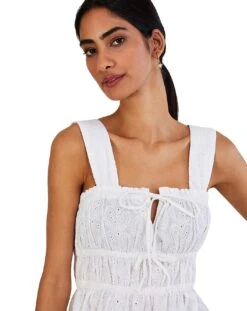 Monsoon Broderie Wide Strap Cami Top -Deals Stylo Vex Store vj076 54150513 4