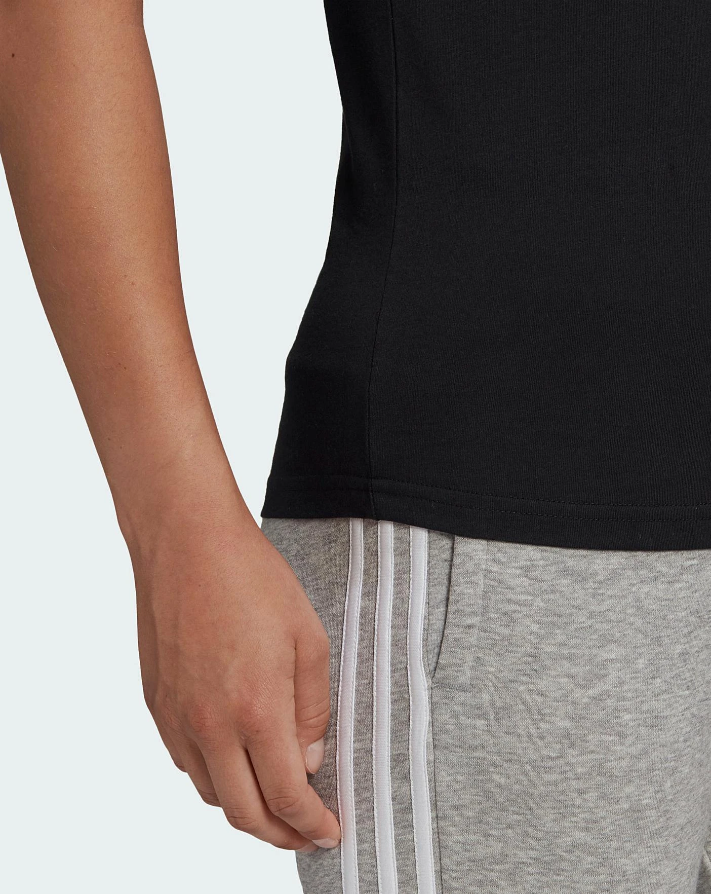 Adidas 3 Stripe T-Shirt 4 Adidas 3 Stripe T-Shirt - Image 2