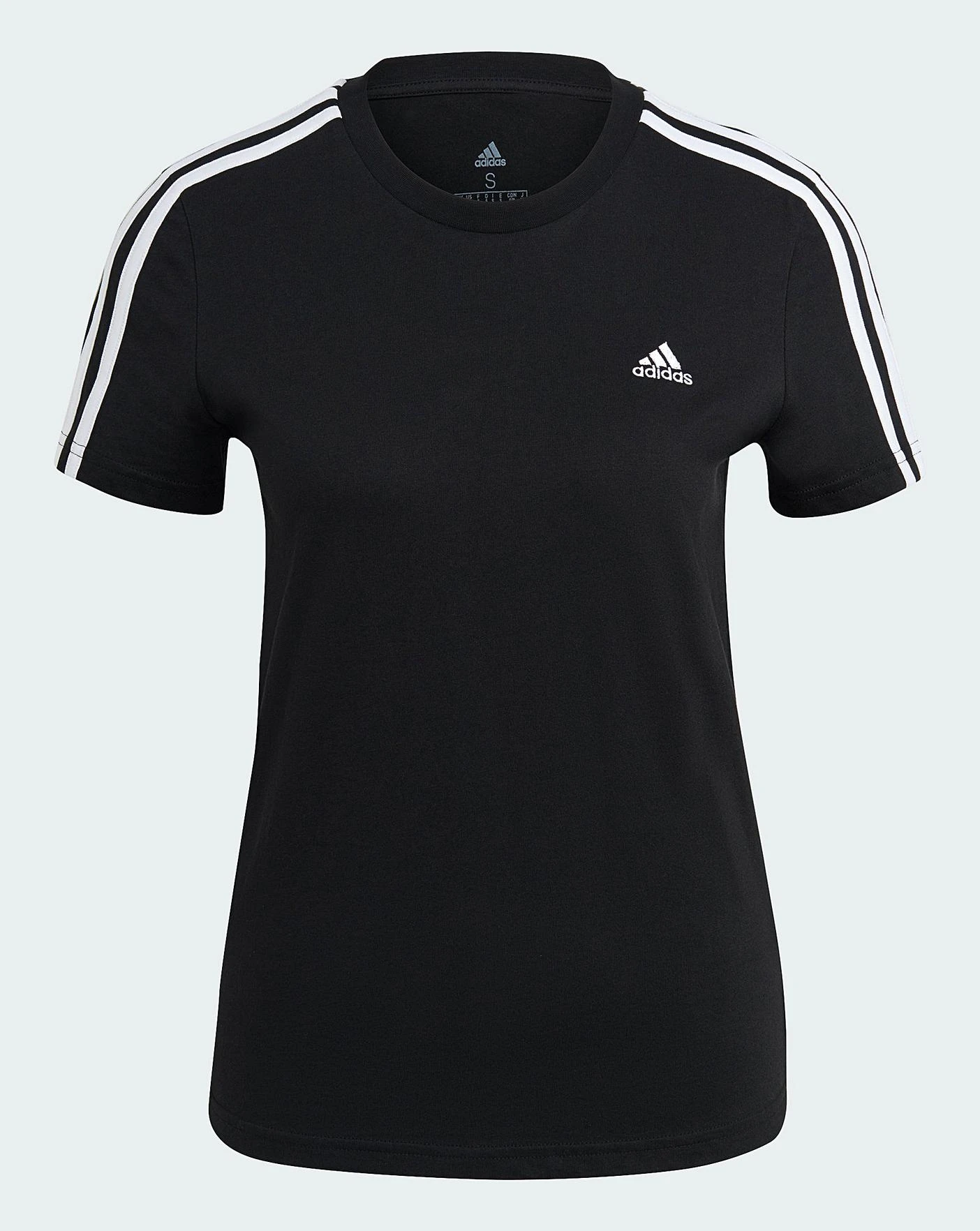 Adidas 3 Stripe T-Shirt 8 Adidas 3 Stripe T-Shirt - Image 6