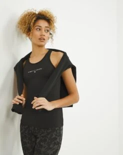 Pink Soda Essentials Fitted Tank Top -Deals Stylo Vex Store w01qu550726w