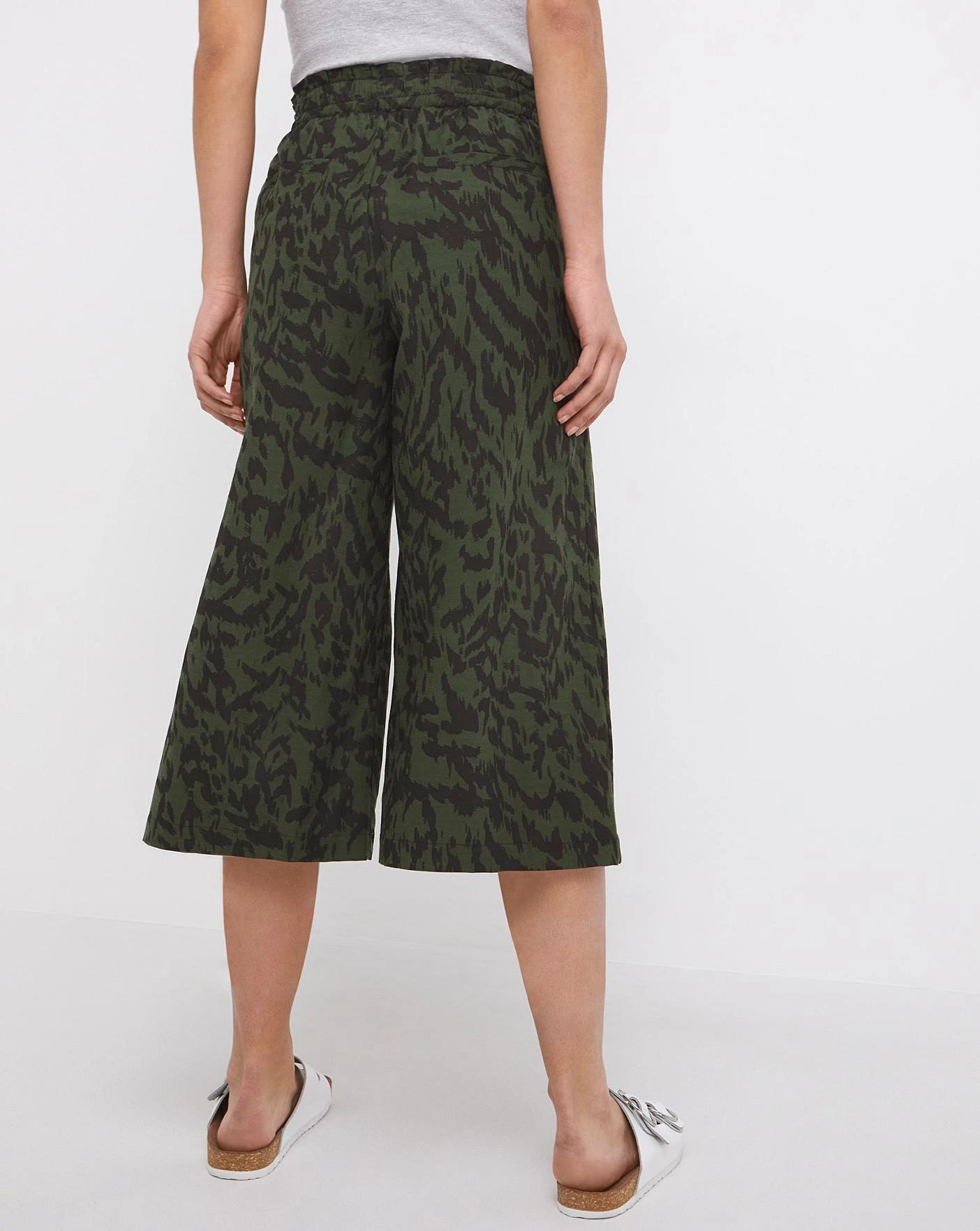 Disney Pull On Linen Mix Wide Leg Culotte 6 Disney Pull On Linen Mix Wide Leg Culotte - Image 4