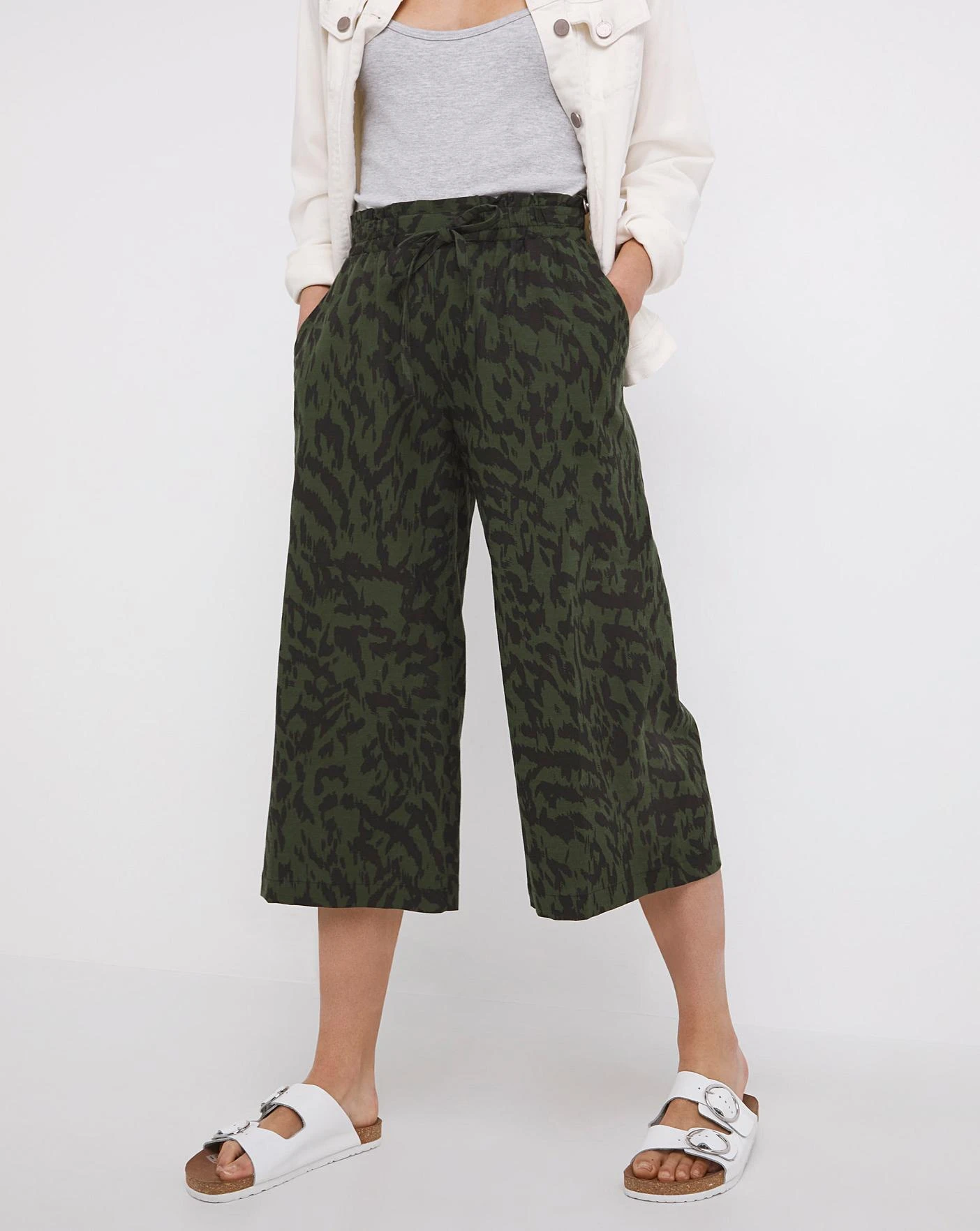 Disney Pull On Linen Mix Wide Leg Culotte 4 Disney Pull On Linen Mix Wide Leg Culotte - Image 2
