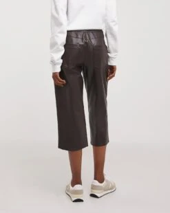High Waisted Faux Leather PU Culotte -Deals Stylo Vex Store x01fb091735w