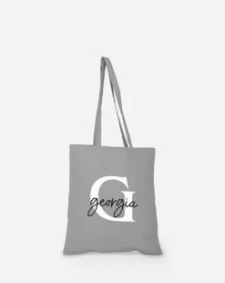 Personalised Initial Tote Bag