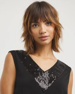 Joanna Hope Black Jersey Trouser Set -Deals Stylo Vex Store x01ii557729w