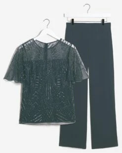 Joanna Hope Beaded Trouser Set -Deals Stylo Vex Store x01ii713951s