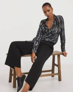 Ruched Placket Shirt