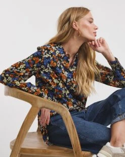 Dipped Back Viscose Shirt -Deals Stylo Vex Store x01tu194732w