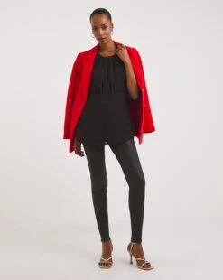 Black Exposed Back Textured Swing Top -Deals Stylo Vex Store x01tu297720w