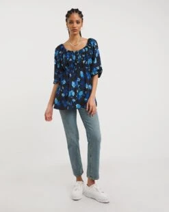 Pleated Front Top -Deals Stylo Vex Store x01tu810731w