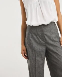 Charcoal Marl Grown On Waist Trouser -Deals Stylo Vex Store x01zv833723w