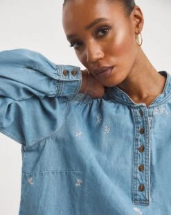 Embroidered Western Shirt -Deals Stylo Vex Store y01fc151709w