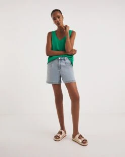 V Neck Woven Tops -Deals Stylo Vex Store y01gp082730w