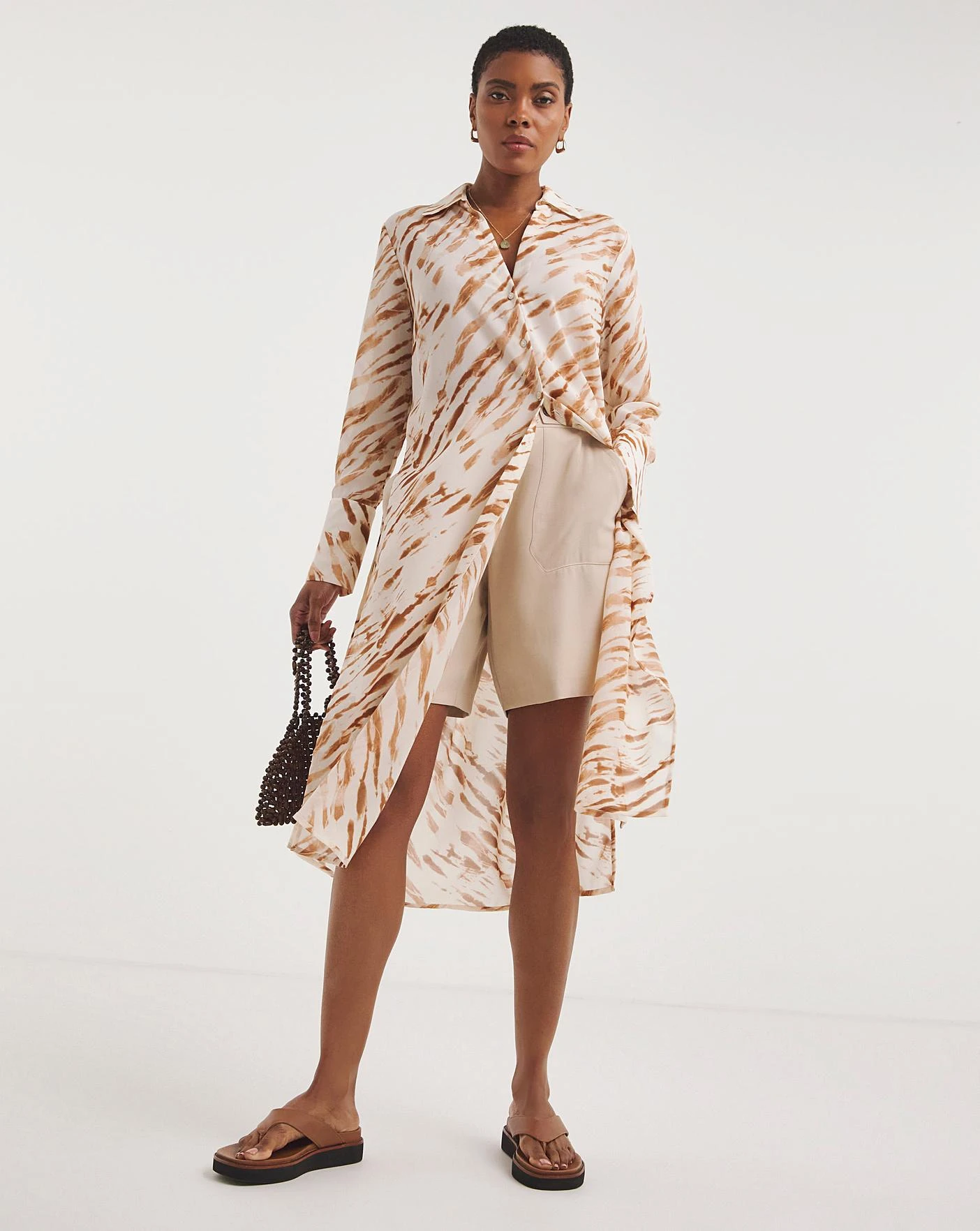 Longline Shirt With Side Splits 3 Longline Shirt With Side Splits