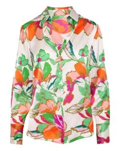 Printed Satin Shirt -Deals Stylo Vex Store y01gp461751s