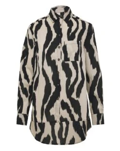 Zebra Print Cotton Voile Shirt 13 Zebra Print Cotton Voile Shirt -Deals Stylo Vex Store y01gp479760s