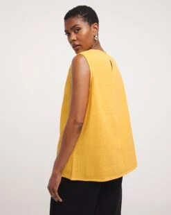 Cheesecloth Lace Insert Vest -Deals Stylo Vex Store y01gp480750w