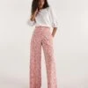 Floral Print Formal Wide Leg Trouser
