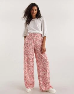 Floral Print Formal Wide Leg Trouser -Deals Stylo Vex Store y01gz353740w