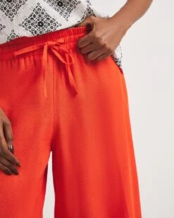 Tomato Linen Mix Wide Leg Trousers 9 Tomato Linen Mix Wide Leg Trousers -Deals Stylo Vex Store y01gz422757w