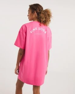 Pink Soda T-Dress -Deals Stylo Vex Store y01ps139735w