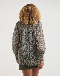 Multi Floral Sheer Shirt With Cami -Deals Stylo Vex Store y01tu741731w