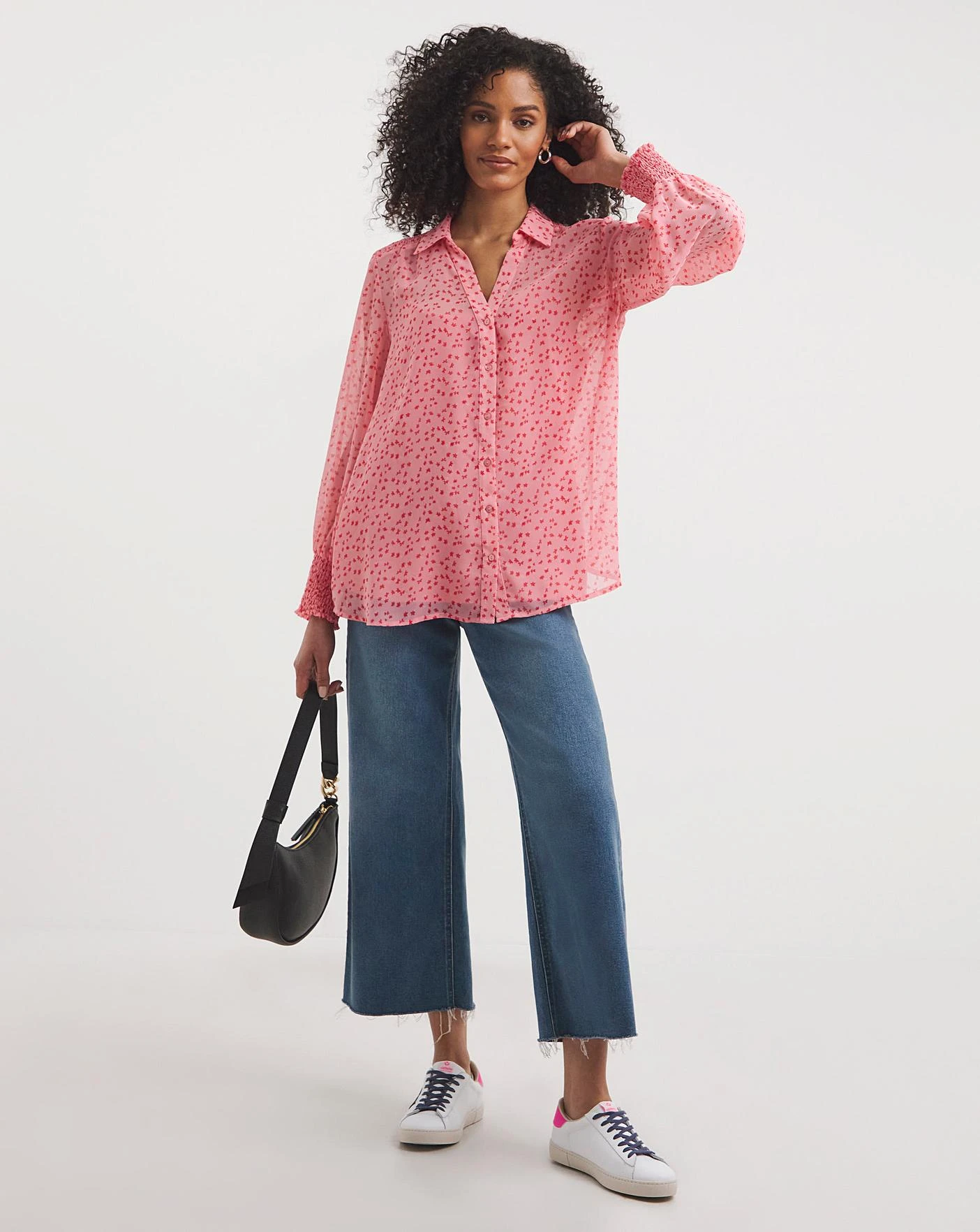 Sheer Shirt With Cami 4 Sheer Shirt With Cami - Image 2