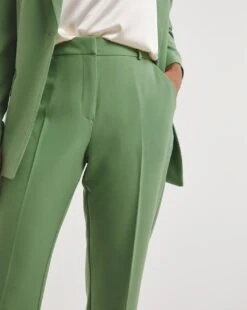 Apple Green Straight Leg Trousers -Deals Stylo Vex Store y01xl021747w