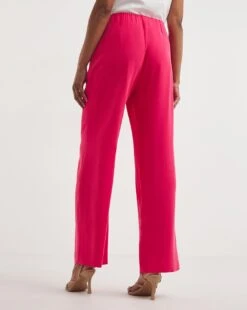 Pink Wide Leg Trousers -Deals Stylo Vex Store y01xl142746w