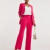 Pink Wide Leg Trousers -Deals Stylo Vex Store y01xl142747w