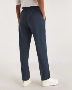 Navy Premium Soft Pull On Cargo Trousers -Deals Stylo Vex Store y01zh082740w